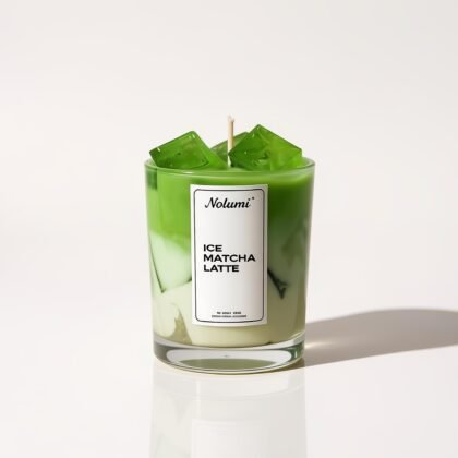 El Yapımı Ice Matcha Latte Kokulu Mum