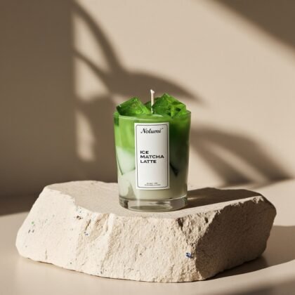 El Yapımı Ice Matcha Latte Kokulu Mum